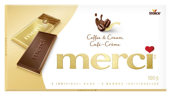 merci Chocolate Bars Coffee & Cream 100g - 