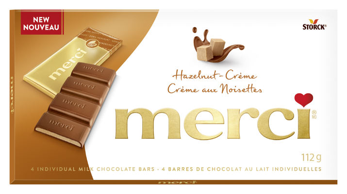merci Chocolate Bars Hazelnut Creme 112g - 