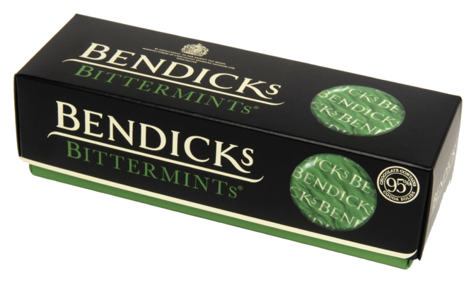 Bendicks Bittermints 200g - Bitter chocolates with a firm peppermint fondant centre (68%)