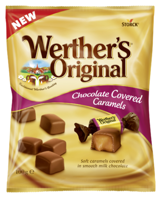 Werther's Original Chocolate Covered Caramels - Caramels covered in milk chocolate (30%)
