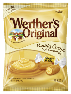 Werther's Original Vanilla Cream - Soft caramels with a vanilla flavour filling