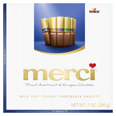 merci Finest Selection Milk and Creamy Chocolate Variety 7oz - 