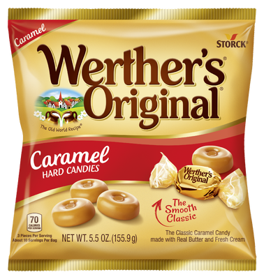 Storck Werther's Original Sugar-Free Caramel Chocolate Hard