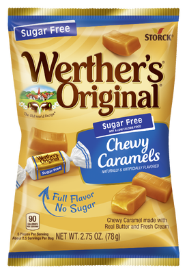 Werther's Original Chewy Caramels Sugar Free - 