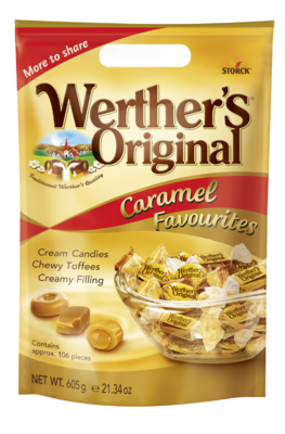 Werther's Original Caramel Favourites - An assortment of filled and unfilled caramel sweets