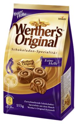 Werther's Original Melk - Roomchocolade met een swirl van karamel (25%)