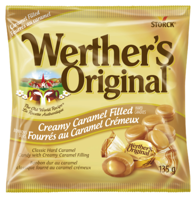 Werther's Original Bonbons Durs Fourrés au Caramel Crémeux - 