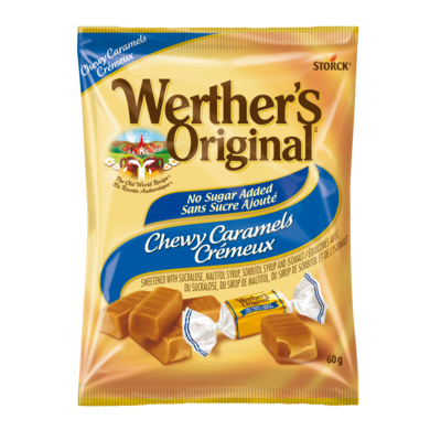 Werther’s Original Sans Sucre Ajouté Caramels Crémeux - 