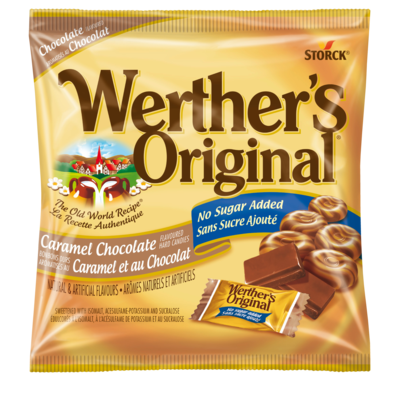 Werther's Original Chocolat Caramel Sans Sucre Ajouté - 