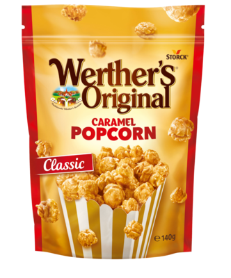 Werther's Original Caramel Popcorn Classic - Pop-corn enrobé de caramel crémeux (74%)