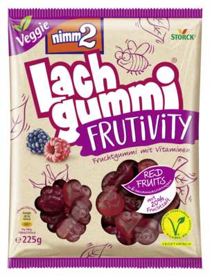 nimm2 Lachgummi Frutivity Red Fruits - Fruchtgummi mit Vitaminen