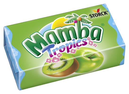 Mamba Tropics Apfel Kiwi - Kaubonbons mit Fruchtgeschmack