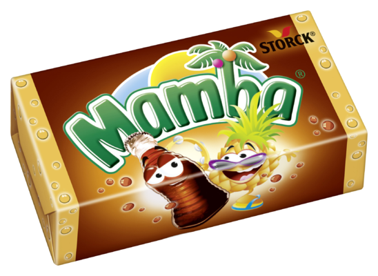 Mamba Cola & Friends Ananas - Kaubonbons mit Cola- und Fruchtgeschmack