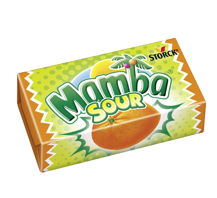 Mamba Sour Orange - Kaubonbons mit Fruchtgeschmack