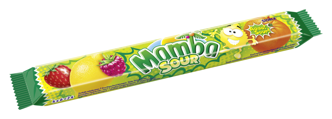 Mamba Sour Stange - Kaubonbons mit Fruchtgeschmack