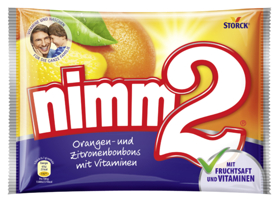 nimm2 Bonbon - Gefüllte Fruchtbonbons mit Vitaminen