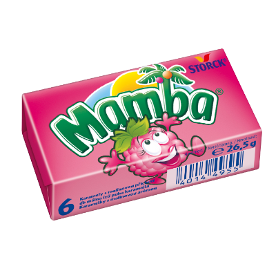 Mamba Málna ízű - Vegyes gyümölcs ízű puha karamella