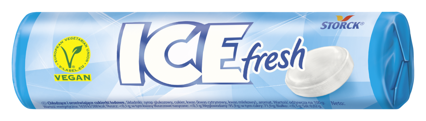 Ice fresh 50g - Chłodzące i orzeźwiające cukierki lodowe.