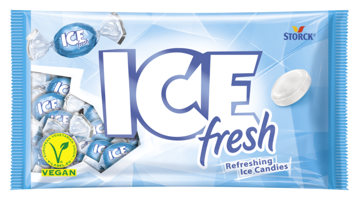 ICE Fresh 125g - Chłodzące i orzeźwiające cukierki lodowe.