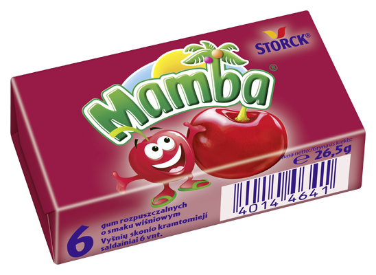 Mamba wiśnia 26,5g - Gumy rozpuszczalne o smakach owocowych