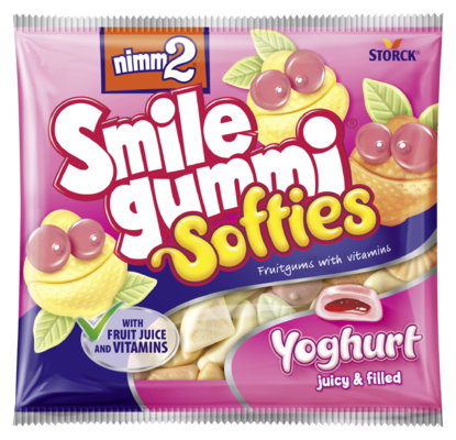 nimm2 Smilegummi Softies Joghurt - Gumeni bomboni s vitaminima i jogurtom od obranog mlijeka