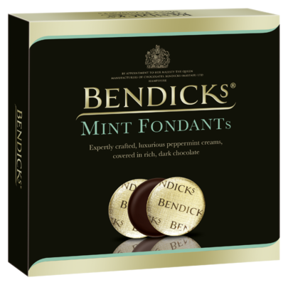 Bendicks Mint Fondants - Mörk choklad fylld med pepparmyntfondant/ pebermynte fondant (68%)