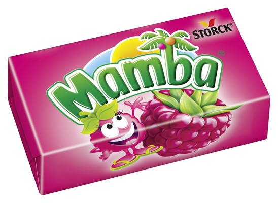 Mamba hallon - Sega kolor/Tygge karameller med fruktsmak/frugtsmag